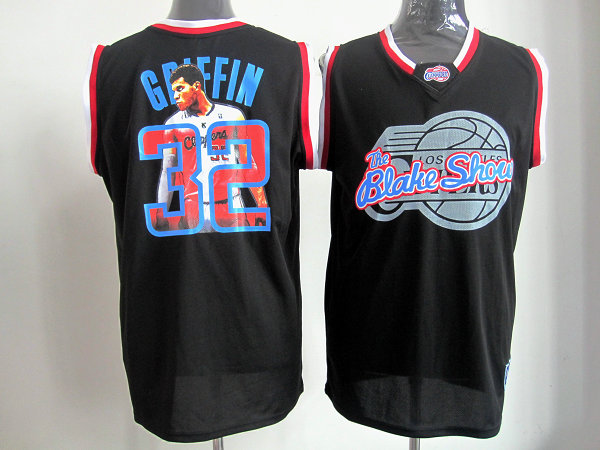  NBA Los Angeles Clippers 32 Blake Griffin Notorious Fashion Black Jersey